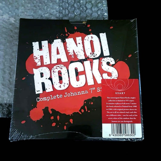 Hanoi Rocks Complete Johanna 7" Singles Box Set Limited Edition Vinyl Finland