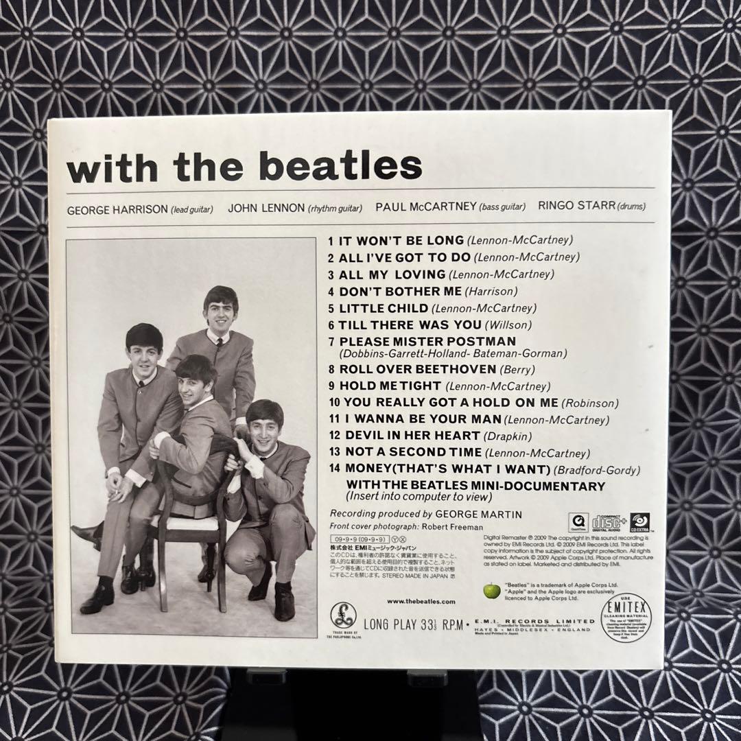 The Beatles With The Beatles CD Mini LP Paper Sleeve Japan Press 2009 Remaster