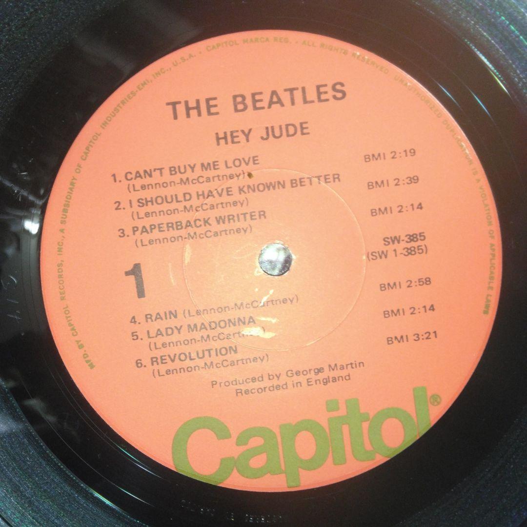 The Beatles Hey Jude 1976 US LP Orange Label Used Vinyl Record | Japansoundstore
