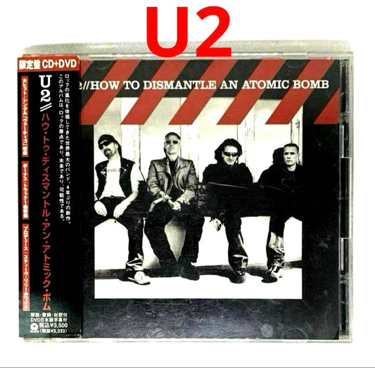 U2 How to Dismantle an Atomic Bomb CD+DVD Japan Press with OBI Limited Edition