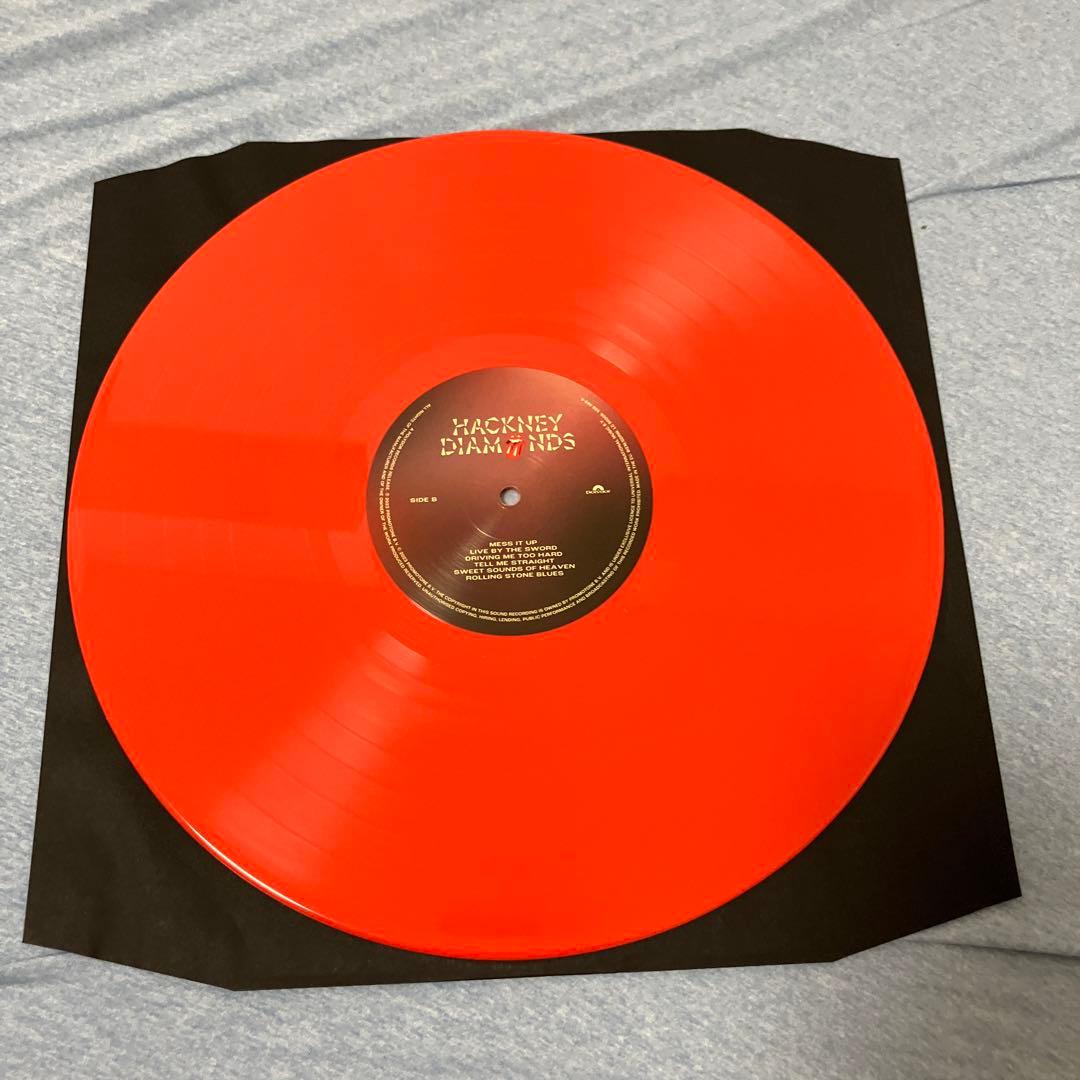 The Rolling Stones - Hackney Diamonds LP Japan RS No. 9 Harajuku Limited Red Vin