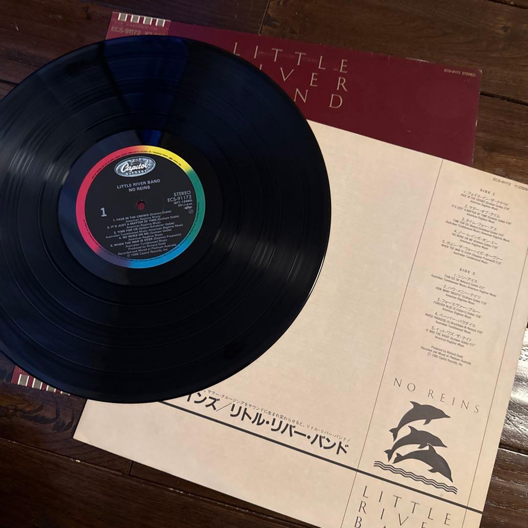 Little River Band - No Reins LP Vinyl 1986 Japan Pressing w/ Obi & Insert