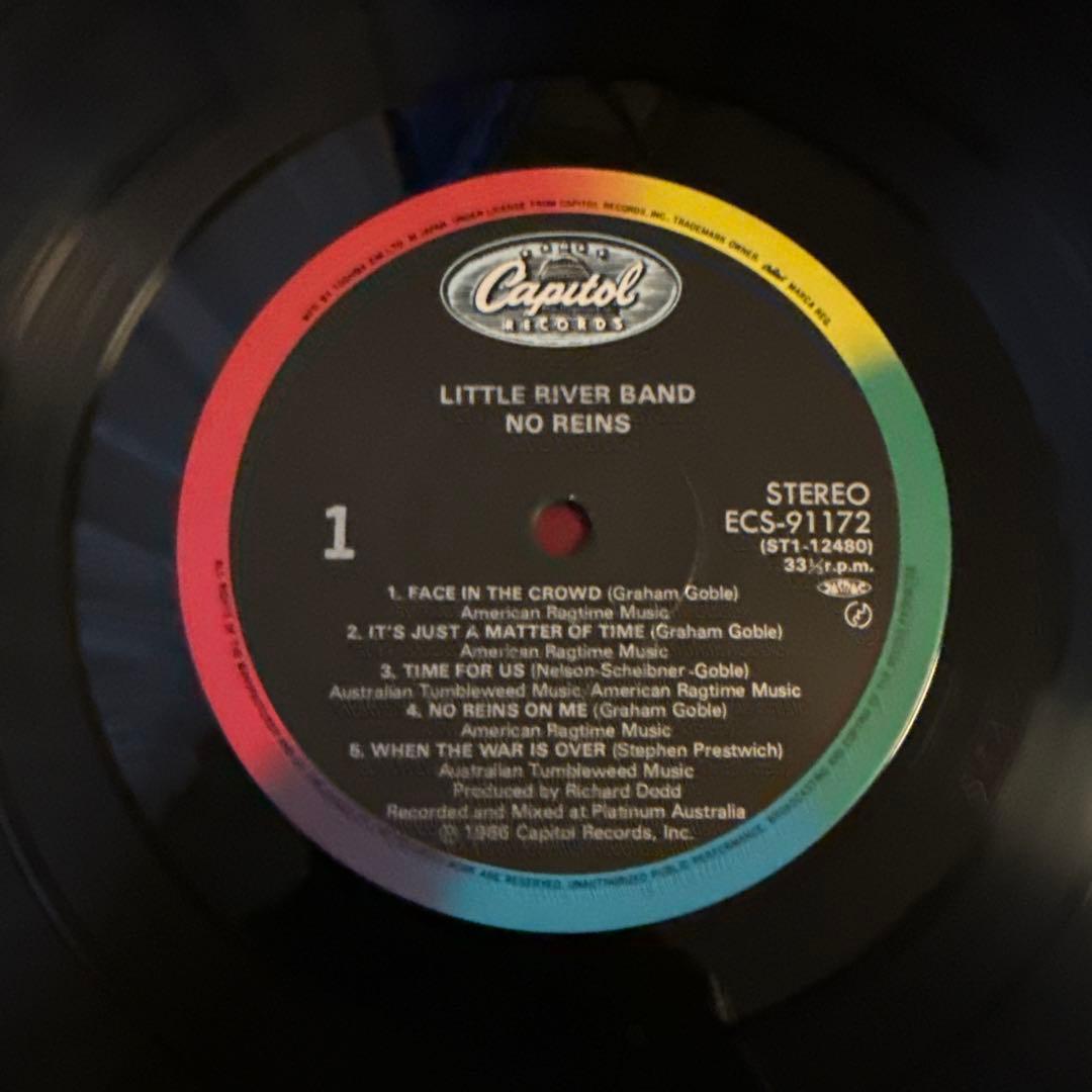 Little River Band - No Reins LP Vinyl 1986 Japan Pressing w/ Obi & Insert