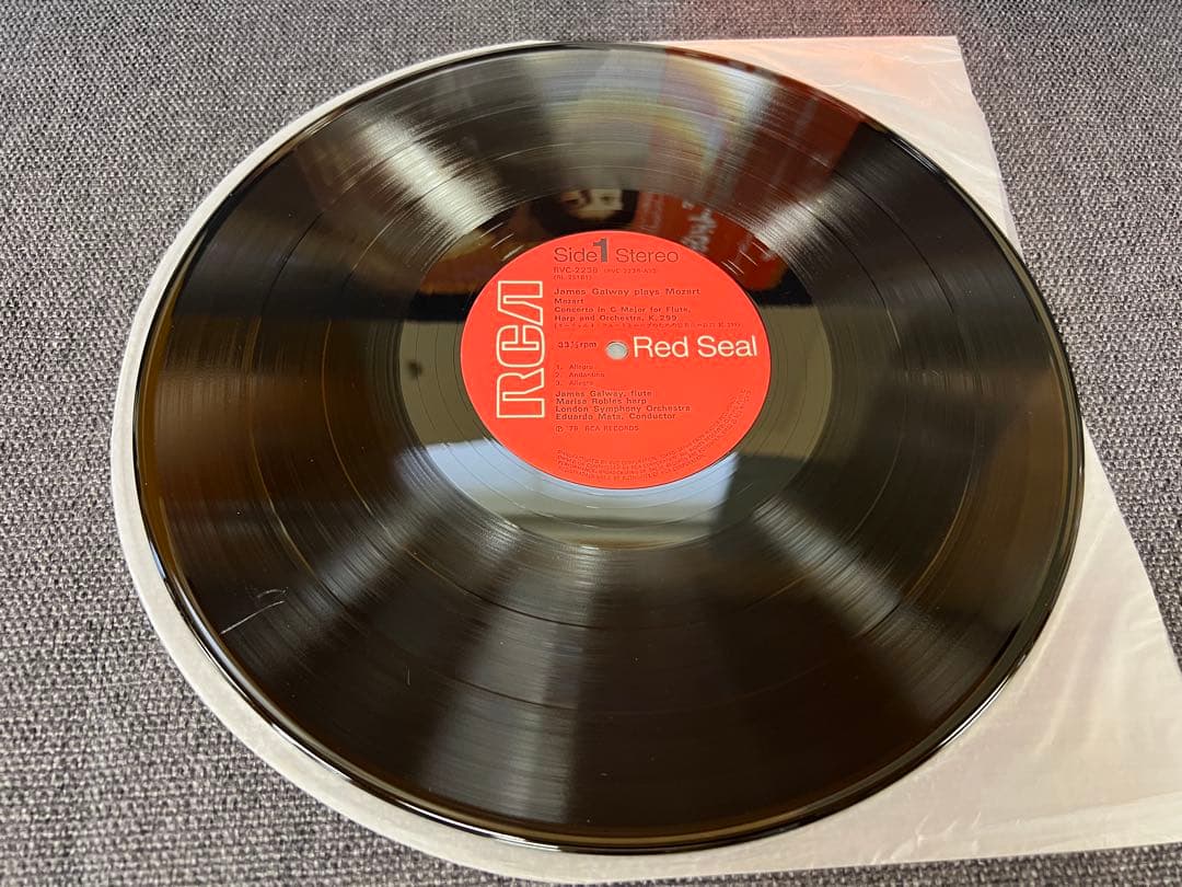 James Galway Mozart Flute & Harp Concerto LP Japan RVC-2238 OBI 111/111 Pressing