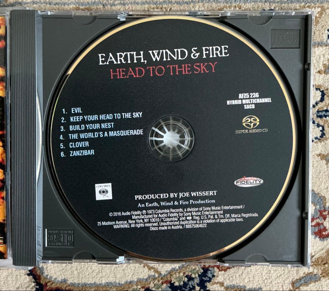 Earth, Wind & Fire Head To The Sky Hybrid SACD Audio Fidelity Limited Numbered