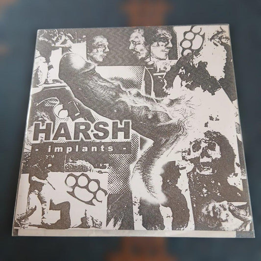 HARSH - Implants - Hardcore Punk Vinyl LP, Anomie Records P.U.T. 023