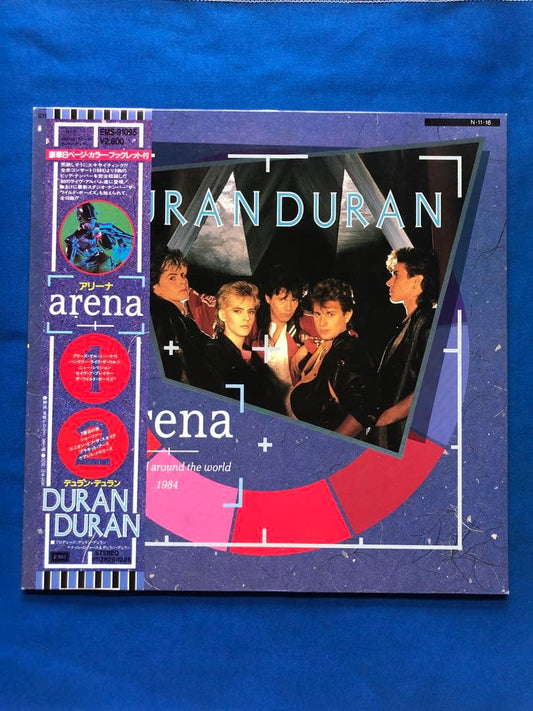 Duran Duran - Arena Vinyl LP 1984 Japan w/ Obi & Insert EMS-91095