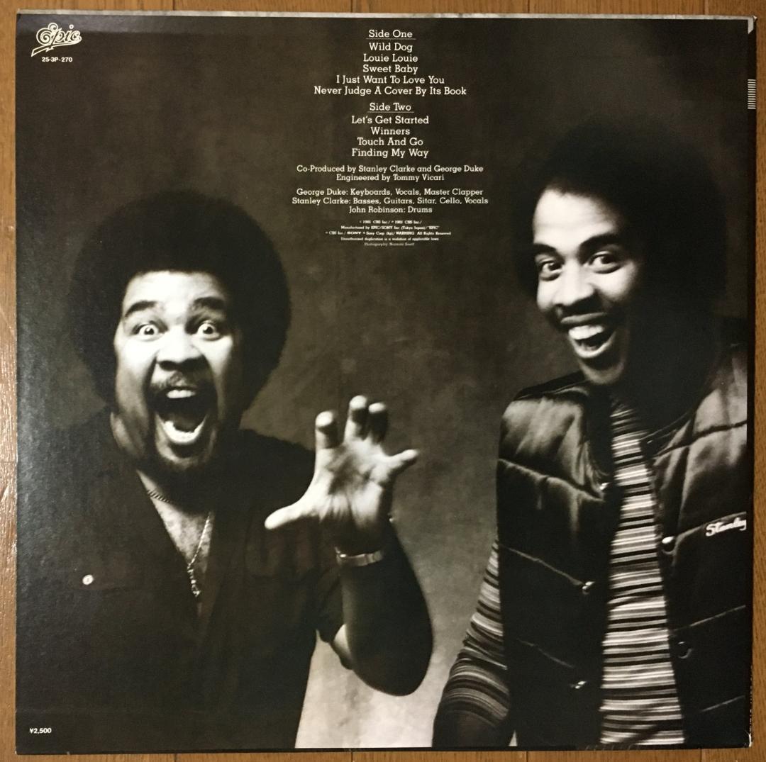 Stanley Clarke & George Duke - The Clarke/Duke Project LP Japan Vinyl Record