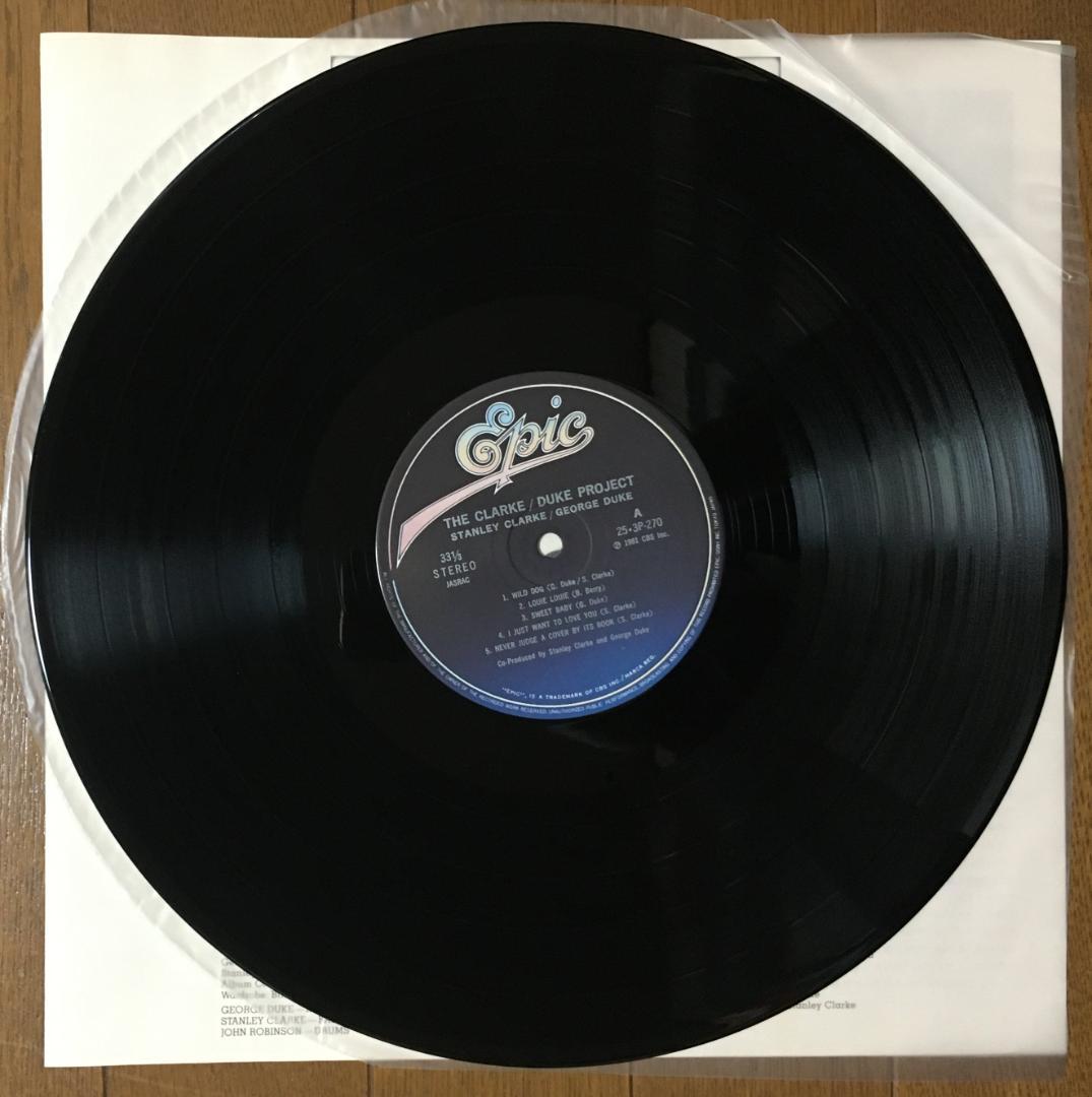 Stanley Clarke & George Duke - The Clarke/Duke Project LP Japan Vinyl Record