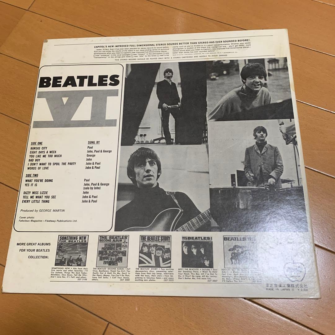 The Beatles - Beatles VI LP Japan Apple AP-80035 Rare Obi Classic Rock Vinyl