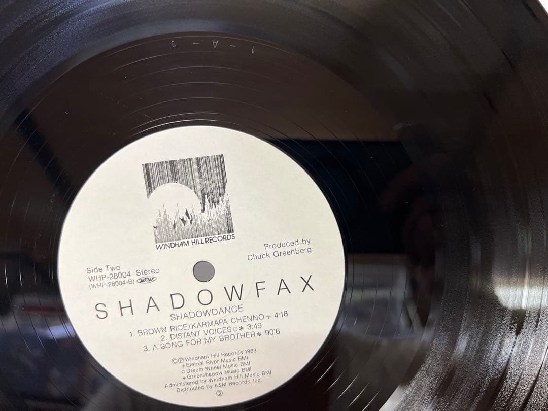 Shadowfax - Shadowdance LP Vinyl 1983 Japan Windham Hill WHP-28004 Obi Included