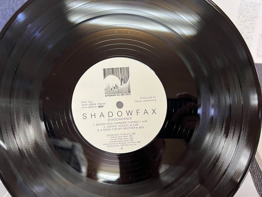 Shadowfax - Shadowdance LP Vinyl 1983 Japan Windham Hill WHP-28004 Obi Included