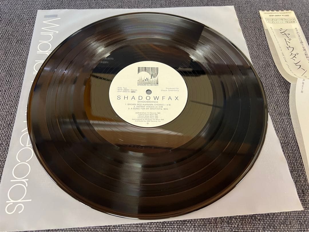 Shadowfax - Shadowdance LP Vinyl 1983 Japan Windham Hill WHP-28004 Obi Included