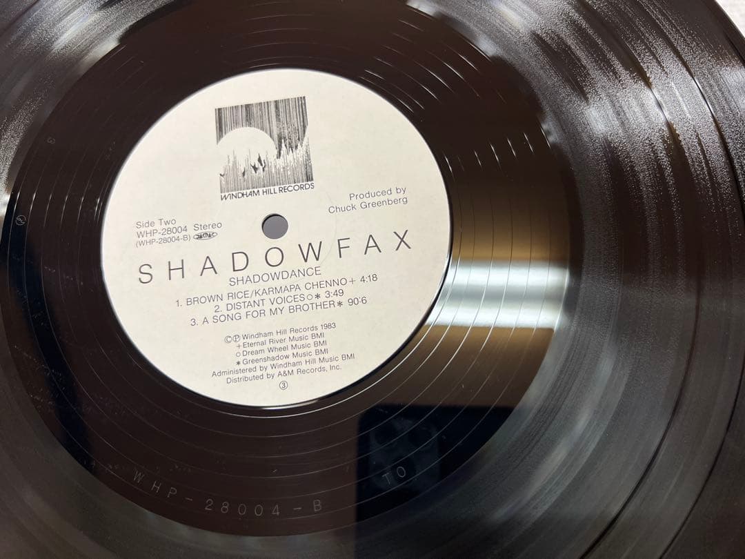 Shadowfax - Shadowdance LP Vinyl 1983 Japan Windham Hill WHP-28004 Obi Included
