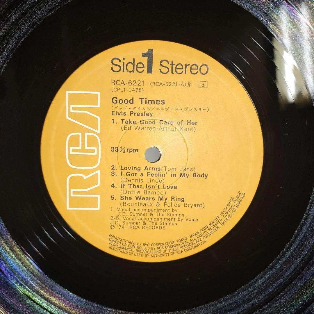 Elvis Presley Good Times LP 1974 Rare Vinyl record, EX+ condition | Japansoundstore