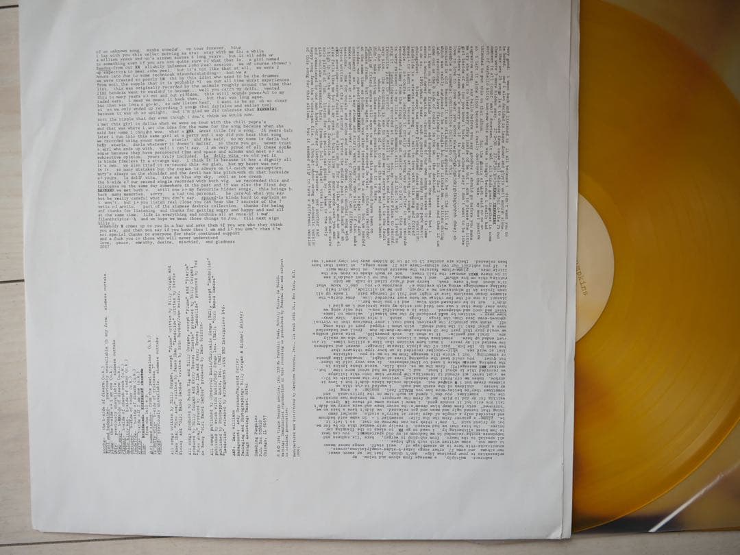 Smashing Pumpkins Pisces Iscariot 1994 LP Yellow Vinyl Used, No Refund | Japansoundstore