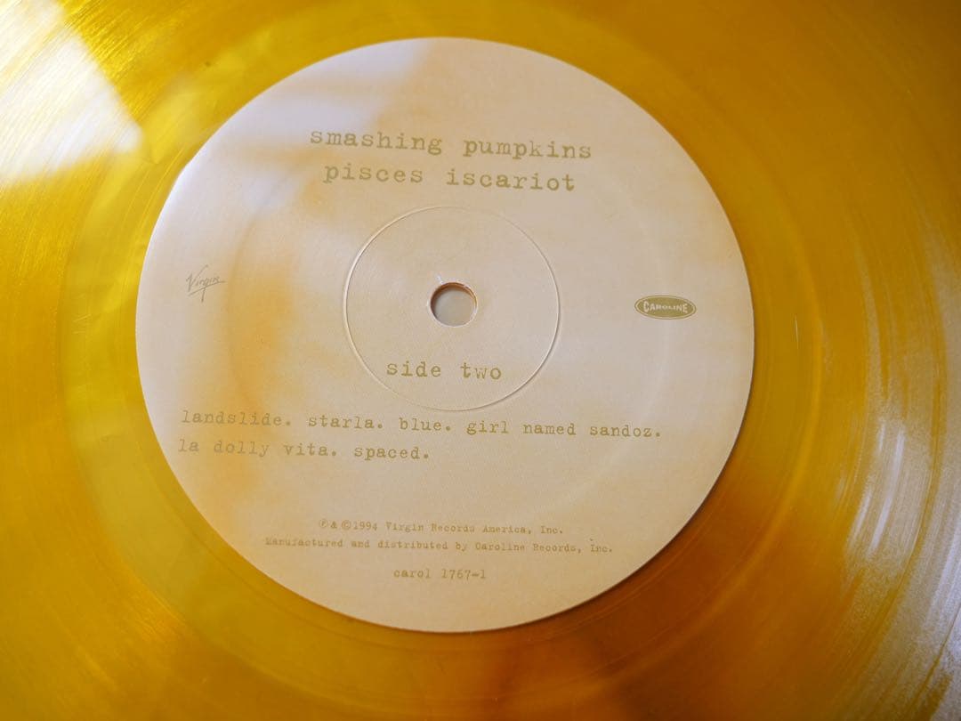 Smashing Pumpkins Pisces Iscariot 1994 LP Yellow Vinyl Used, No Refund | Japansoundstore