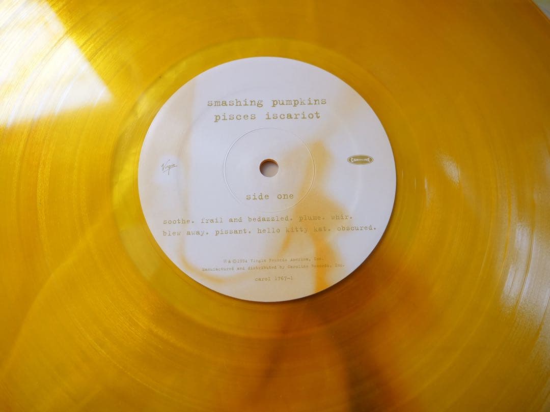 Smashing Pumpkins Pisces Iscariot 1994 LP Yellow Vinyl Used, No Refund | Japansoundstore