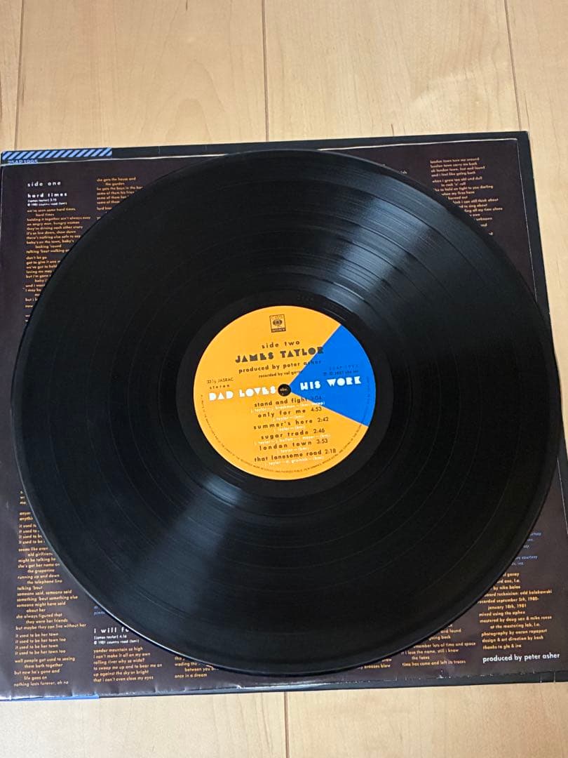 James Taylor - Dad Loves His Work LP Vinyl 1981 Japan Pressing with Obi