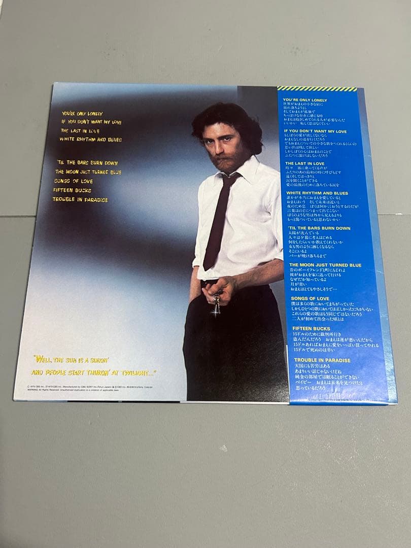 J.D. Souther - You're Only Lonely LP Japan Vinyl Record w/ Obi