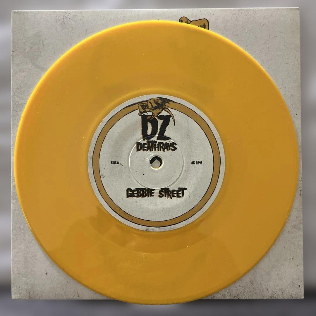 DZ Deathrays Gebbie Street 7" Yellow Vinyl Single Limited Numbered Rare