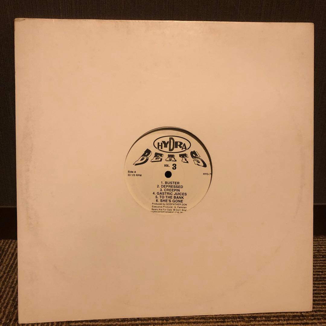 Godfather Don - Hydra Beats Vol. 3 Vinyl LP 12" Hip Hop Instrumental Japan
