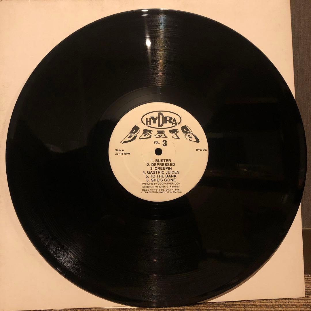 Godfather Don - Hydra Beats Vol. 3 Vinyl LP 12" Hip Hop Instrumental Japan