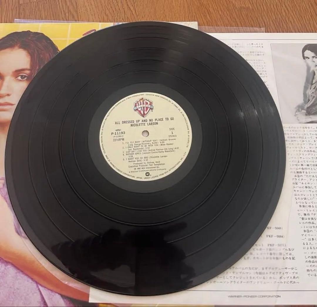 Nicolette Larson Like an Angel LP Record with Obi, Good Condition, Clear Sound | Japansoundstore