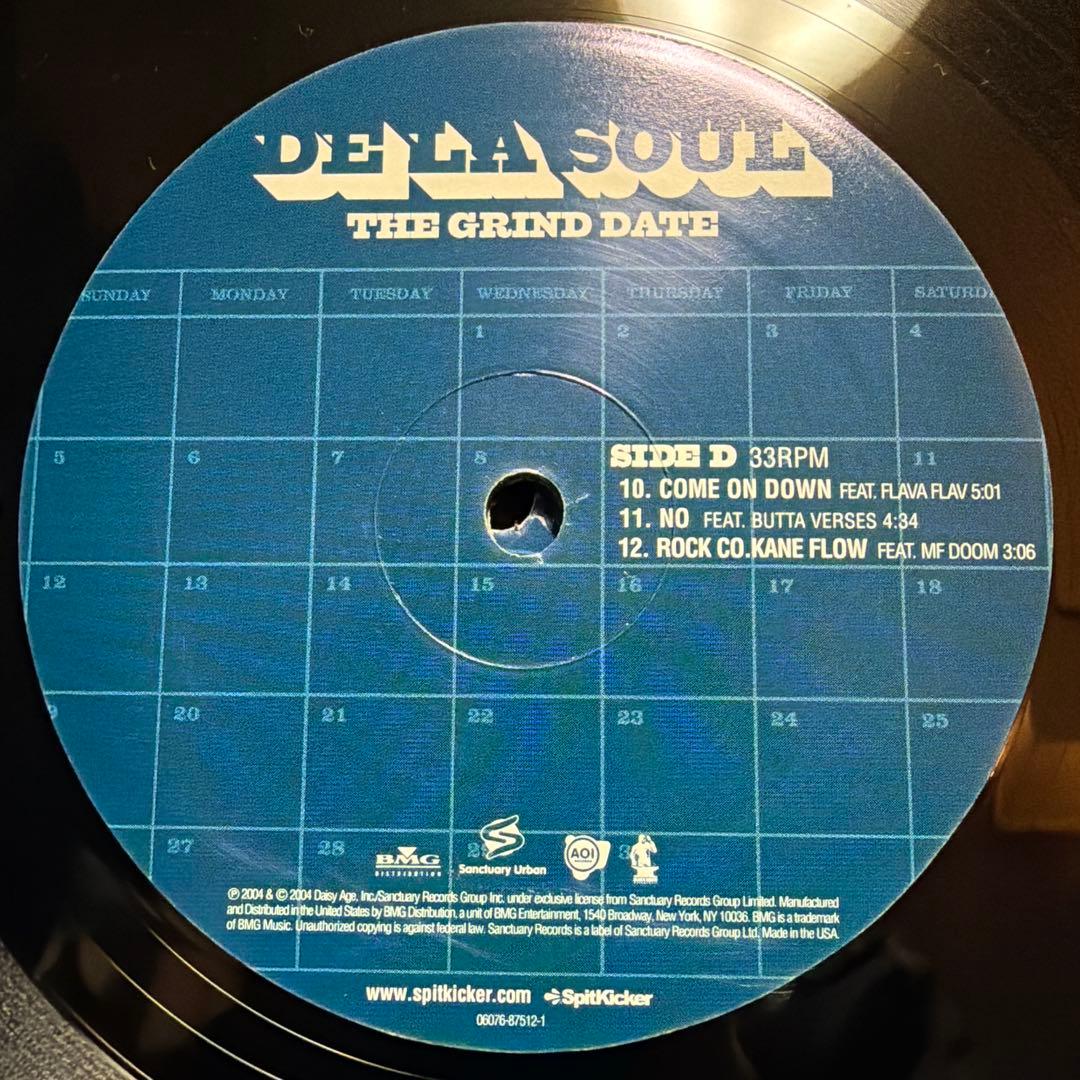 De La Soul - The Grind Date 2LP Vinyl Record 2004 US Pressing Hip Hop
