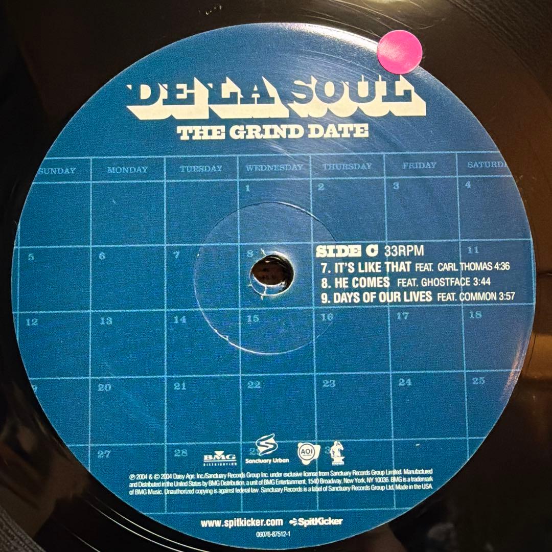 De La Soul - The Grind Date 2LP Vinyl Record 2004 US Pressing Hip Hop