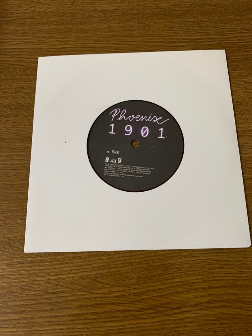 Phoenix - 1901 7" Vinyl Single, Limited Edition Purple Vinyl, Indie Rock