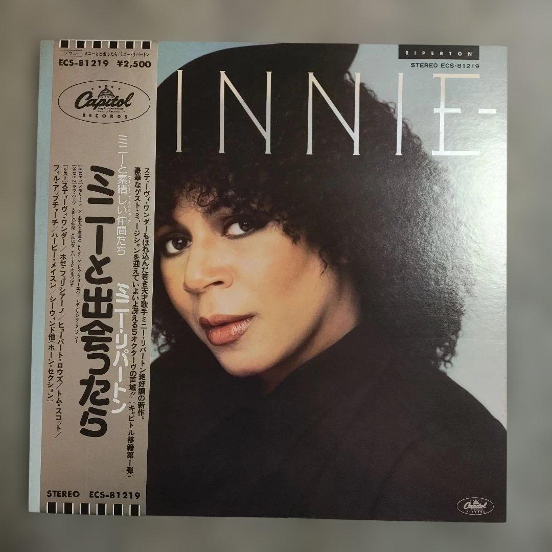 Minnie Riperton - Minnie LP Vinyl 1979 Japan ECS-81219 With Obi & Liner Notes