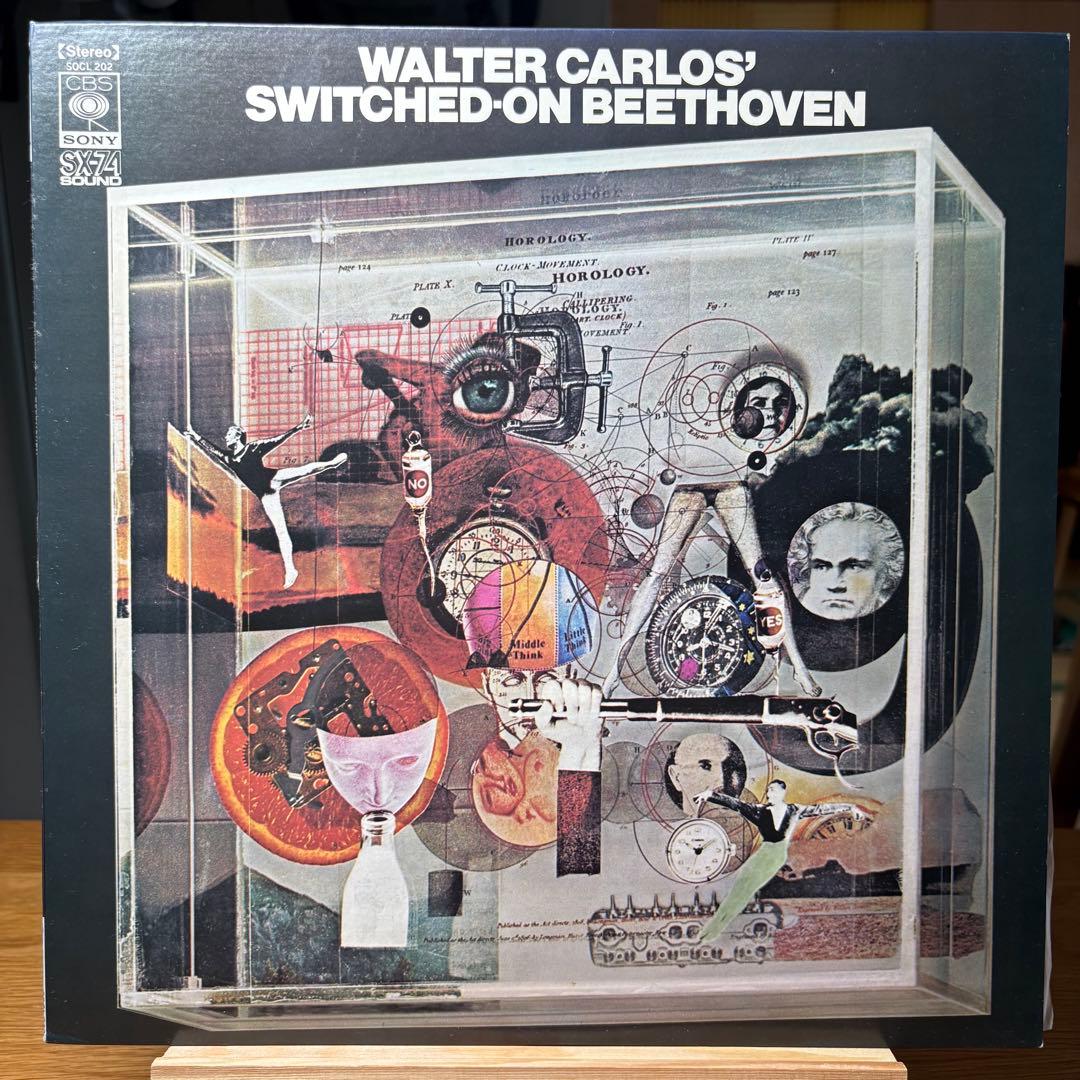 Walter Carlos - Switched-On Beethoven Vinyl LP Japan CBS/Sony SOCL-202 w/ Obi