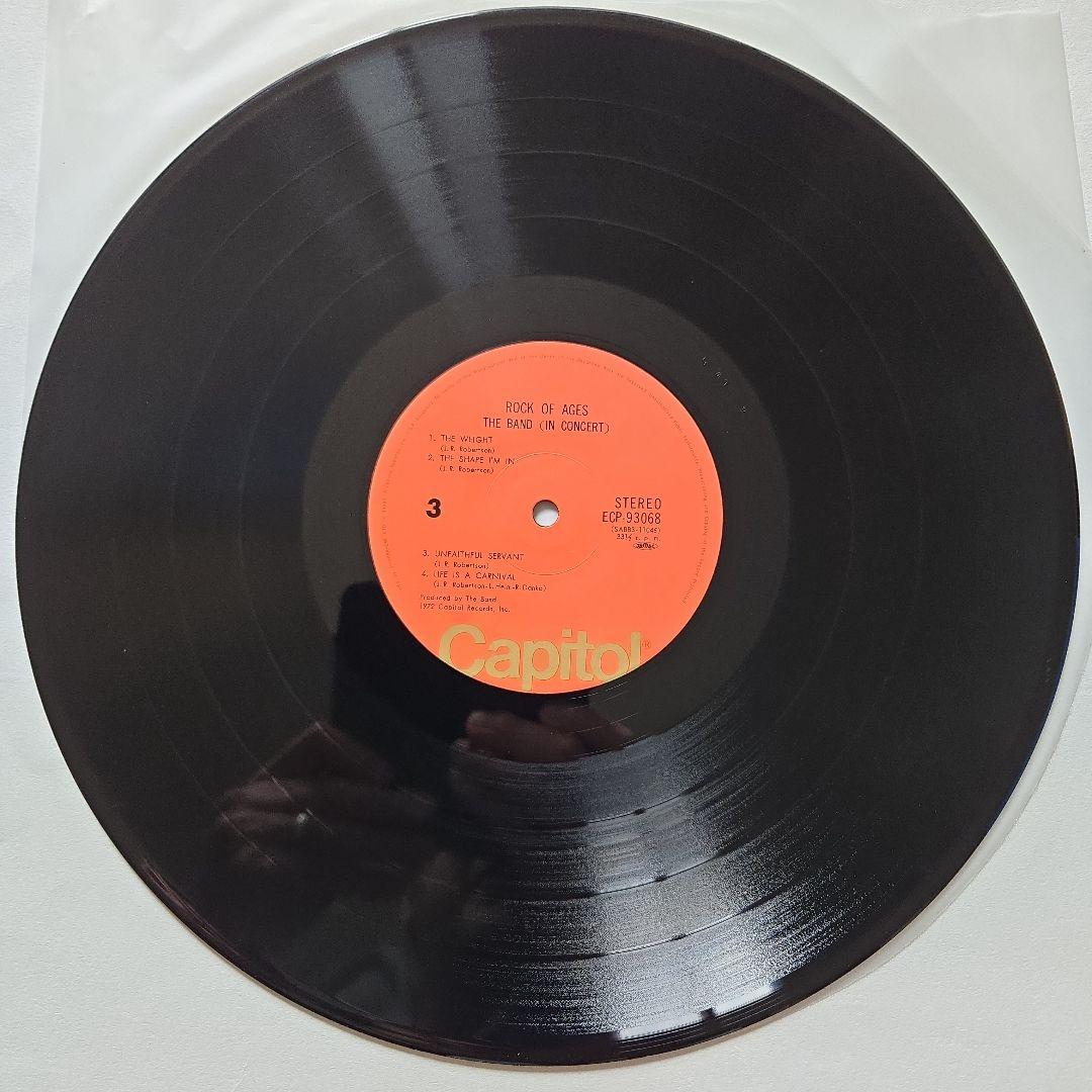 The Band - Rock Of Ages LP Rare Error Cover Japan Pressing ECP-93067B