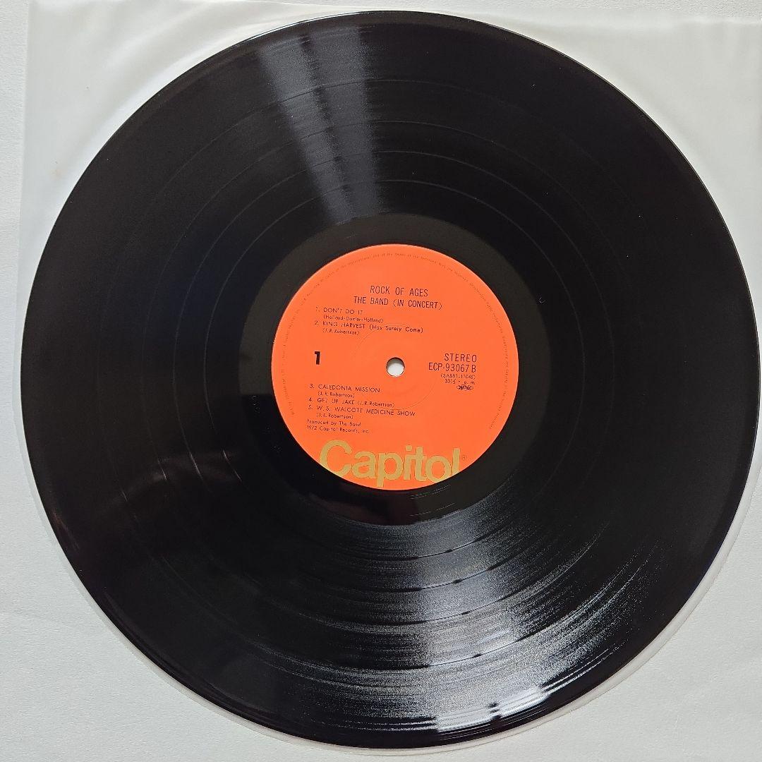 The Band - Rock Of Ages LP Rare Error Cover Japan Pressing ECP-93067B
