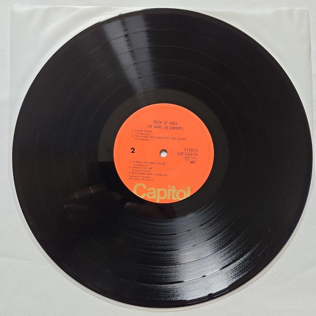 The Band - Rock Of Ages LP Rare Error Cover Japan Pressing ECP-93067B