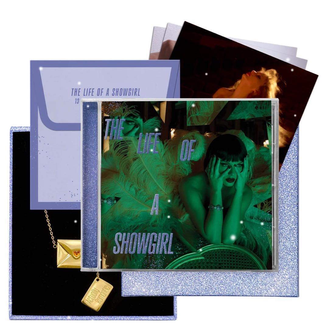 Taylor Swift The Life of a Showgirl Limited Edition CD Deluxe Jewelry Box Set