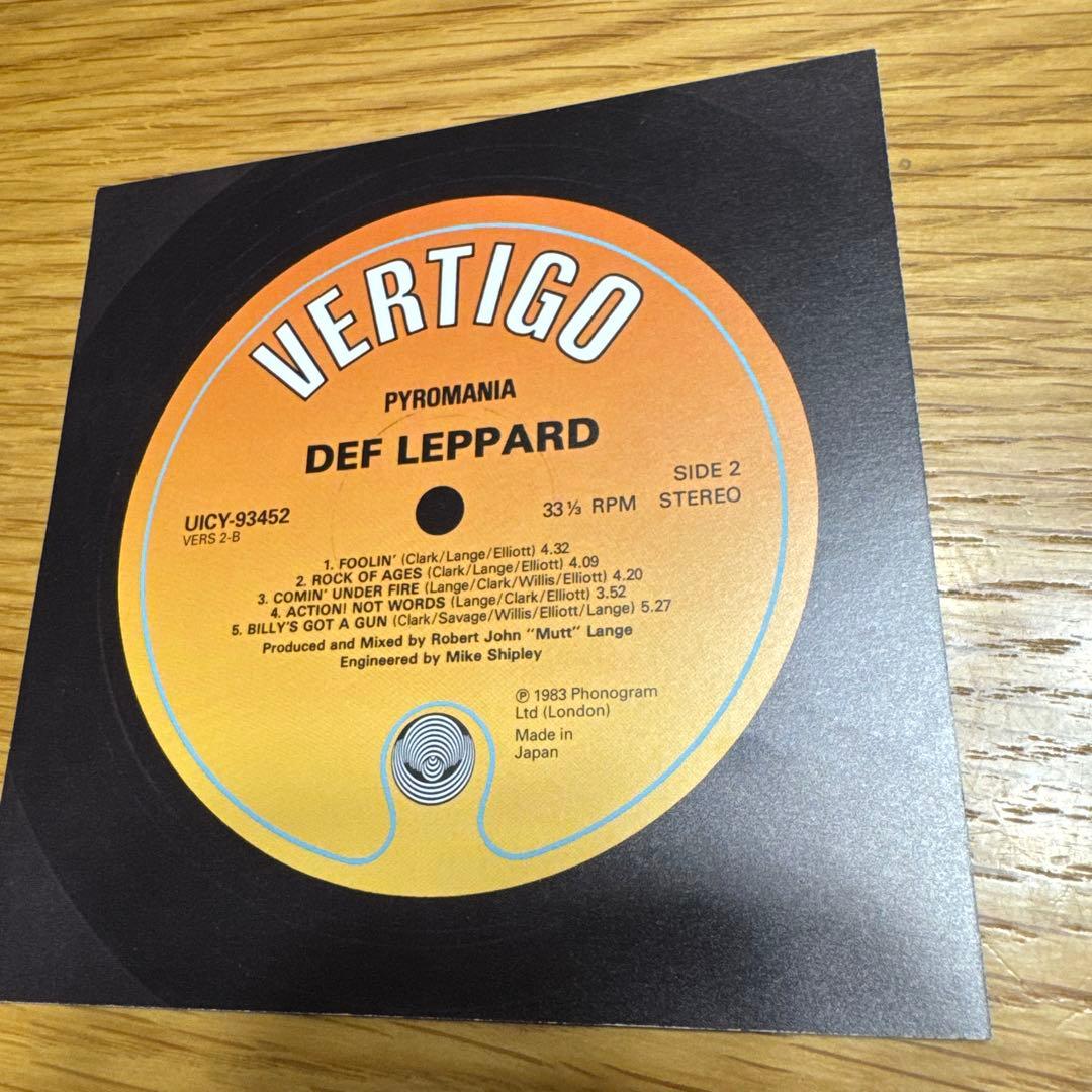 Def Leppard Pyromania CD Limited Edition SHM-CD Out of Print Used | Japansoundstore