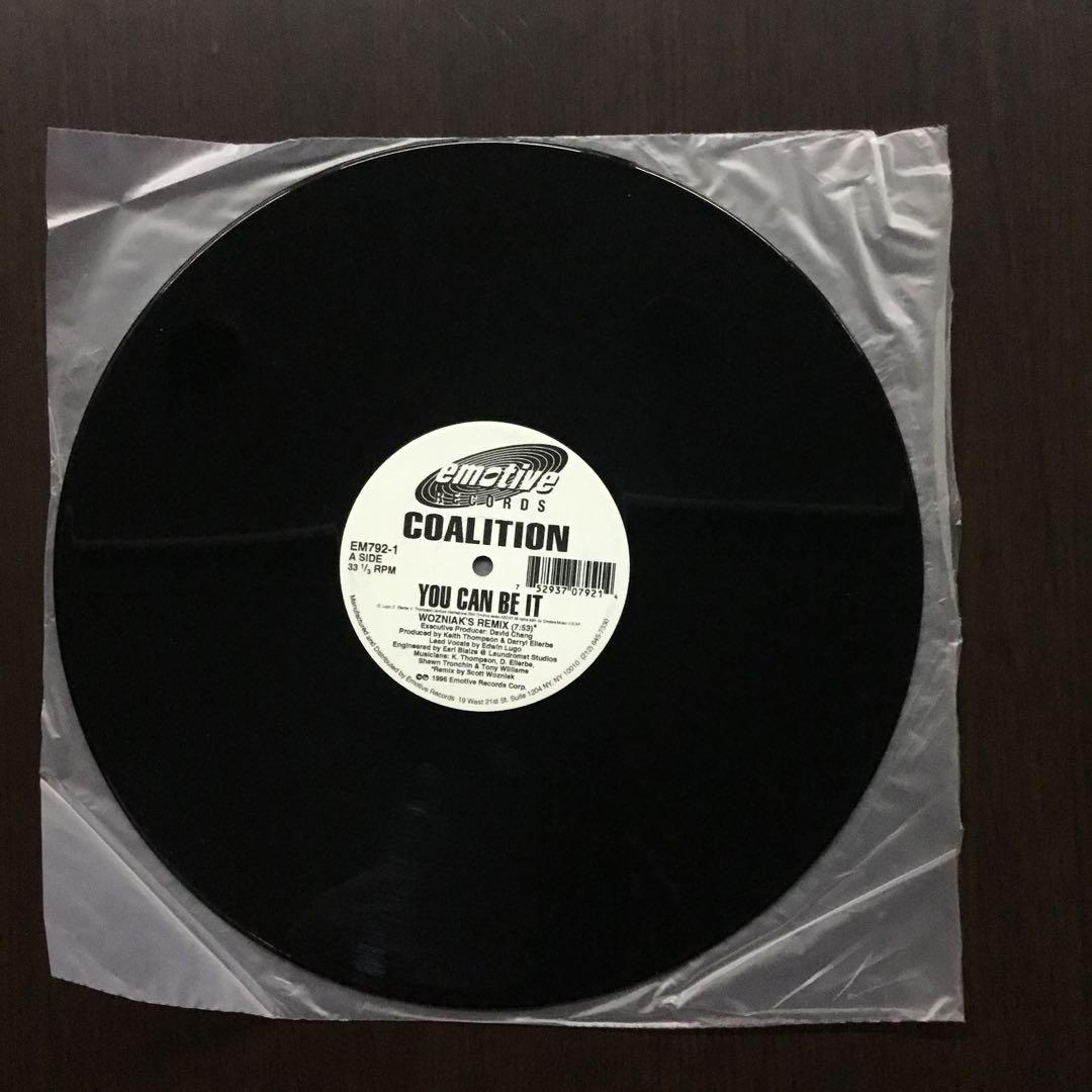 COALITION - You Can Be It 12" Vinyl Record 1996 Emotive Records House