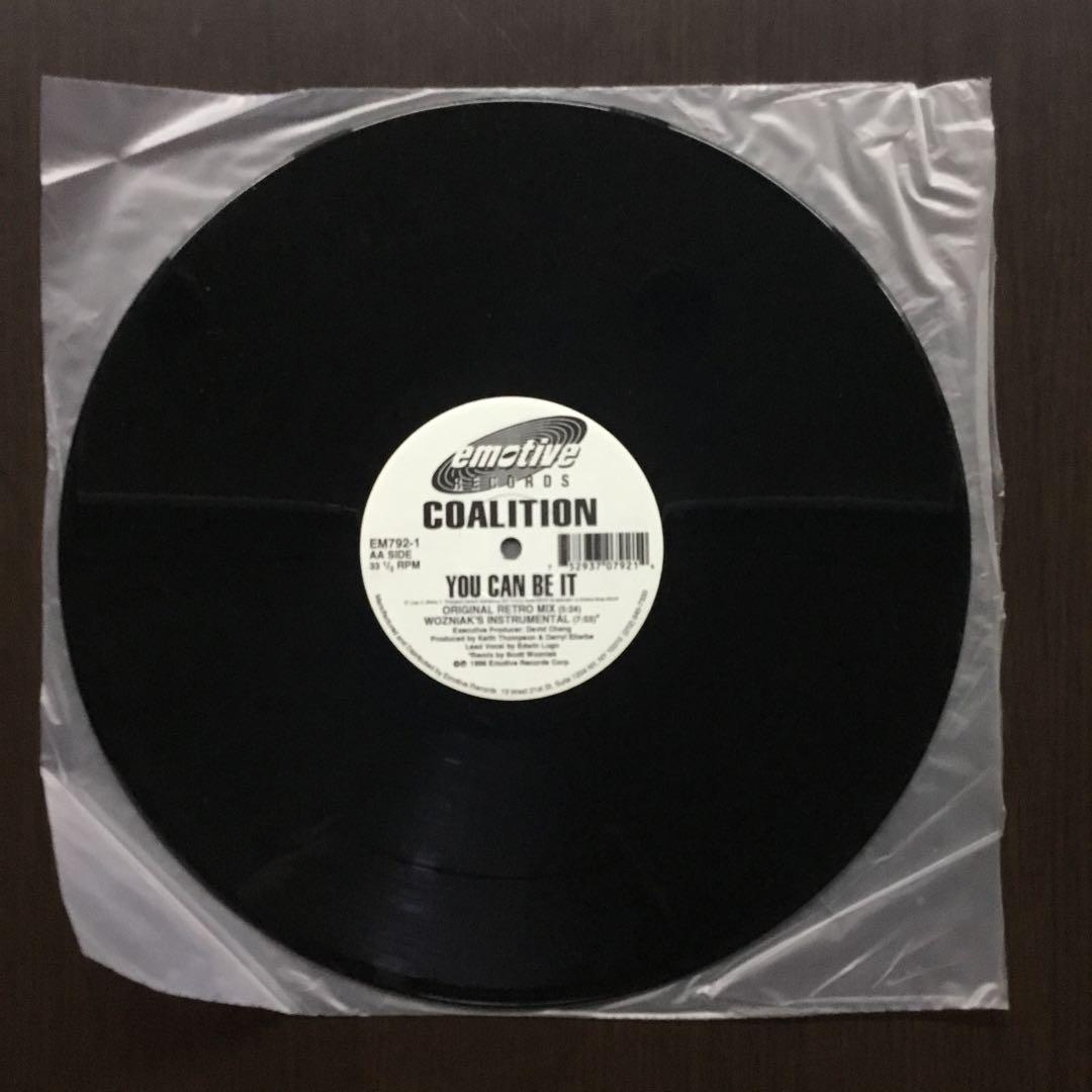 COALITION - You Can Be It 12" Vinyl Record 1996 Emotive Records House