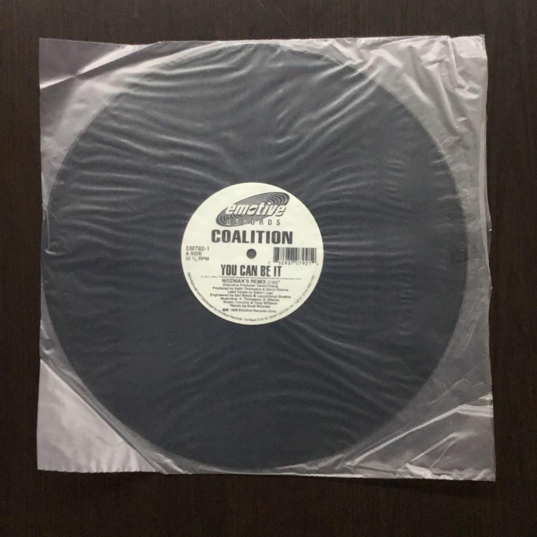 COALITION - You Can Be It 12" Vinyl Record 1996 Emotive Records House