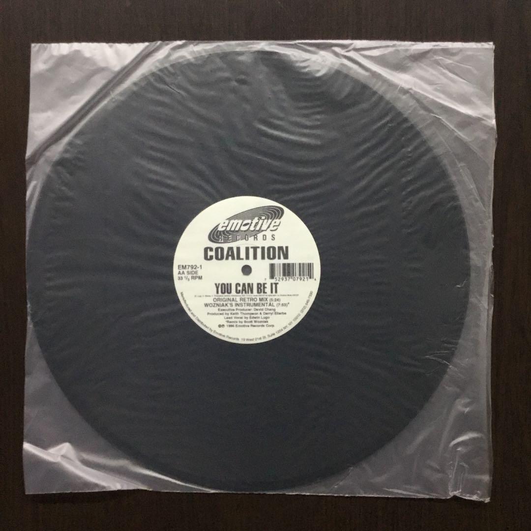 COALITION - You Can Be It 12" Vinyl Record 1996 Emotive Records House
