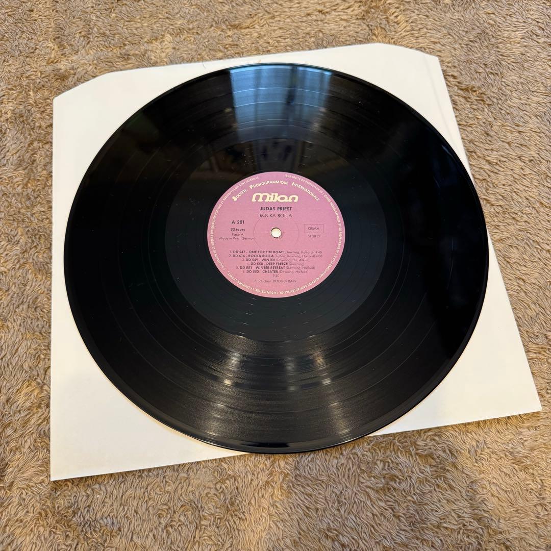 Judas Priest Rocka Rolla Vinyl LP 1983 Milan Pressing Metal