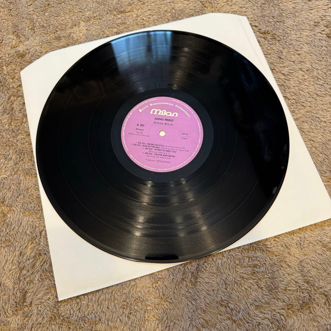 Judas Priest Rocka Rolla Vinyl LP 1983 Milan Pressing Metal