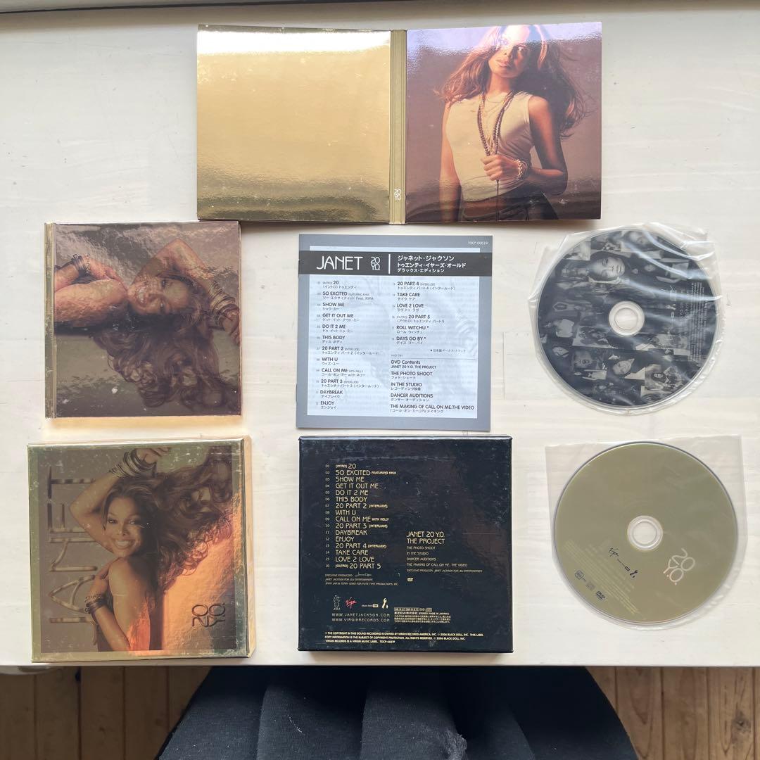 Janet Jackson 20 Y.O. CD+DVD Limited Edition Japan Press 2006