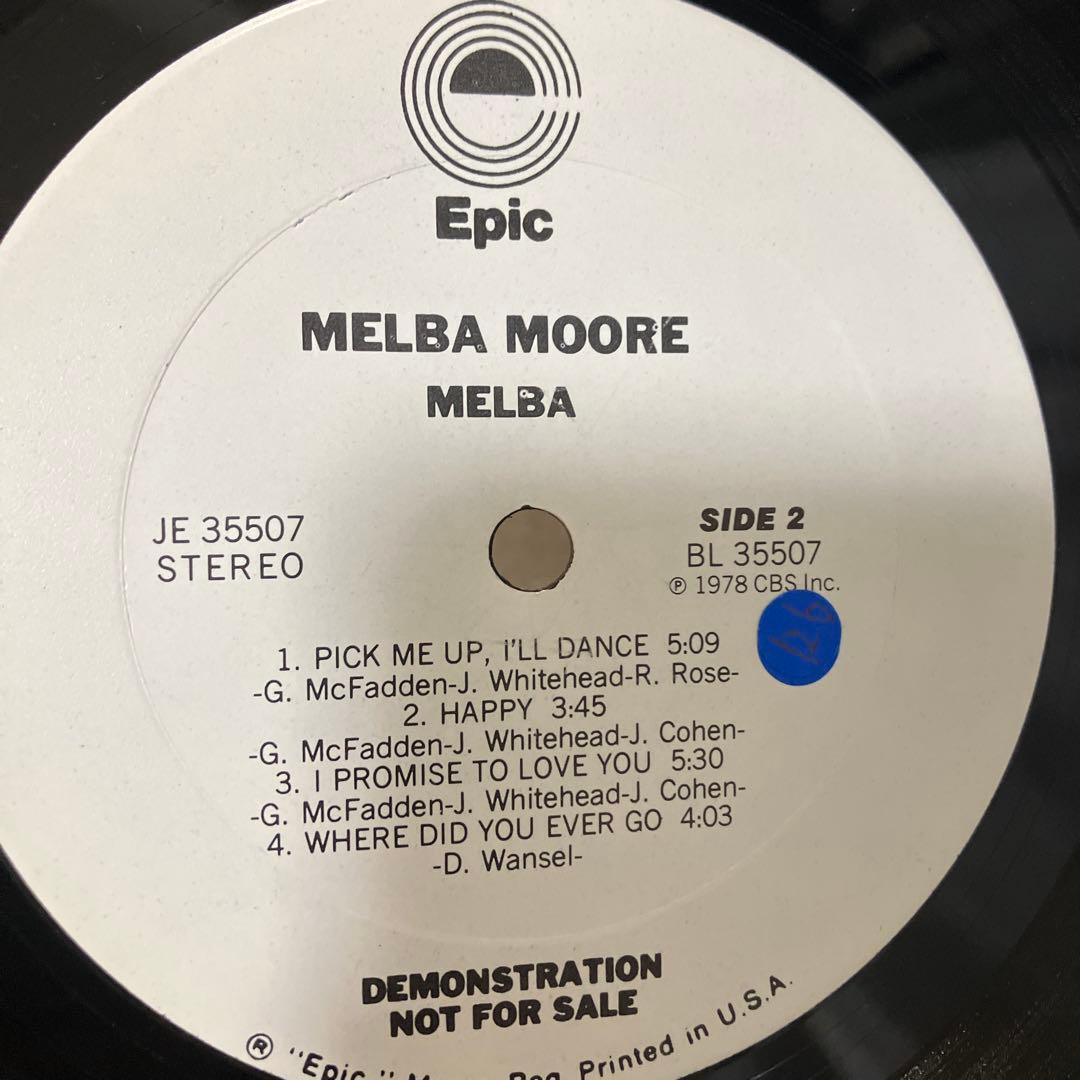 Melba Moore - Melba LP 1978 Disco Garage Classic Promo USA Pressing
