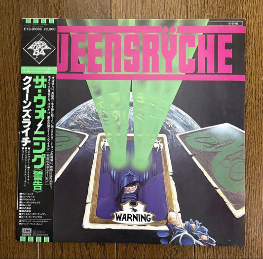 Queensryche The Warning LP Vinyl 1984 Japan Pressing EYS-91086 w/ Obi