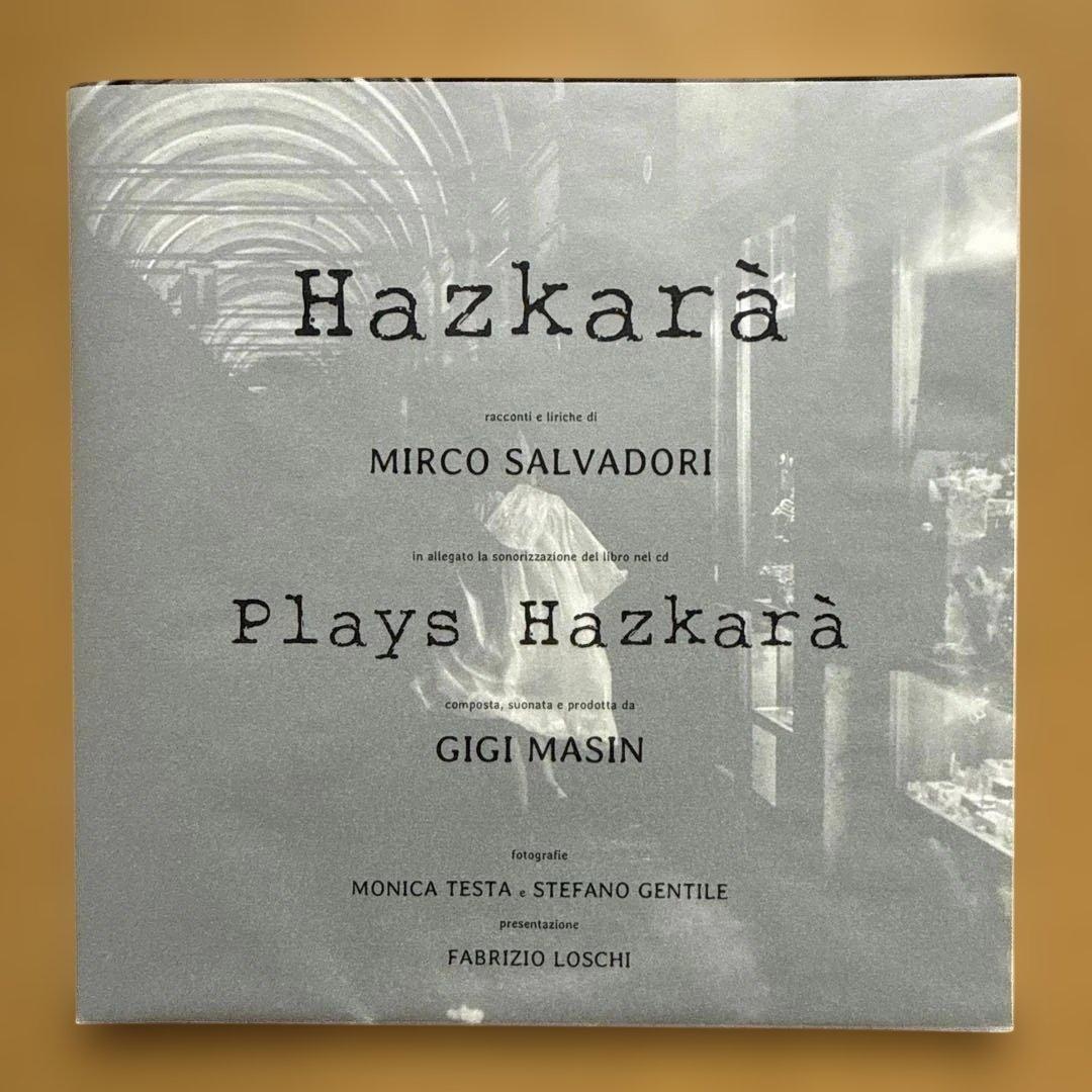 Gigi Masin – Plays Hazkarà CD+Book Limited Edition 2016 Italy Ambient Master
