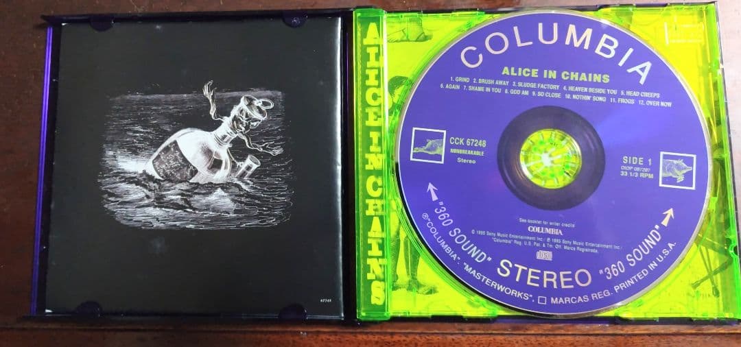 Alice In Chains - Self-Titled (Tripod) CD - Neon Green Jewel Case Edition