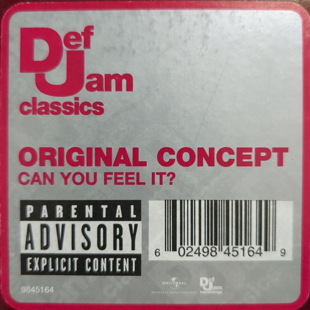 Original Concept - Can U Feel It? 12" Vinyl Hip Hop Def Jam Classics 1986